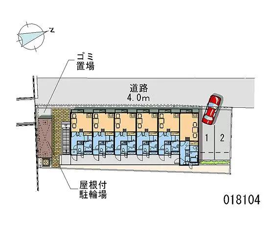 ★手数料０円★東大阪市神田町　月極駐車場（LP）